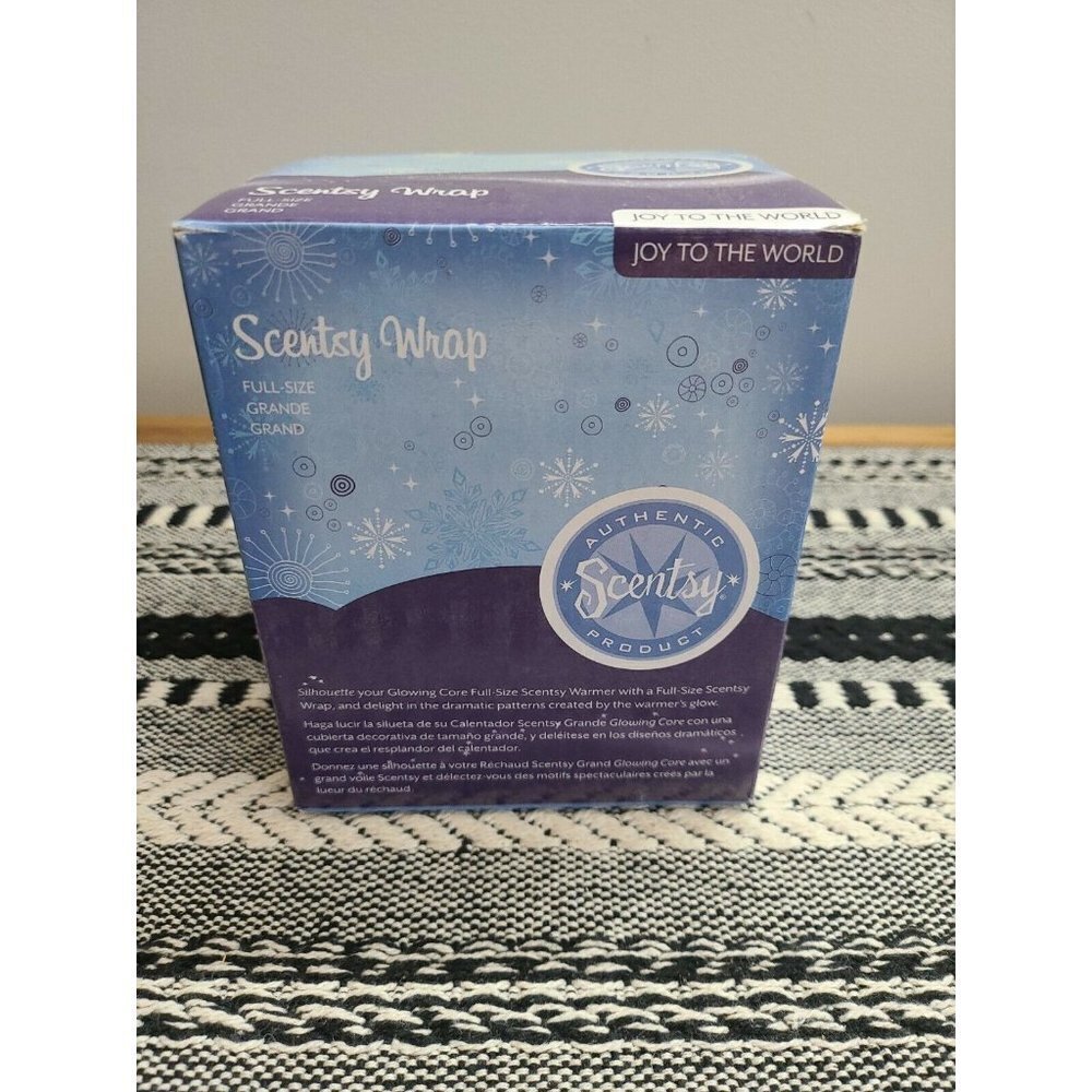 Scentsy “Joy To The World” Full Size Wrap Metal Christmas Holiday Ornaments READ